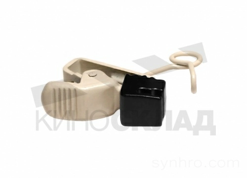 Зажим типа "прищепка" Sanken HC-11 с горизонтальной клипсой для петличных микрофонов COS-11,бежевый
