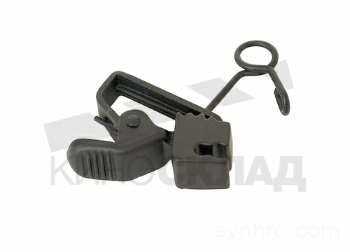 Зажим типа "прищепка" Sanken HC-11 с горизонтальной клипсой для петличных микрофонов COS-11,черный