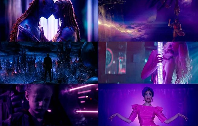 Фиолетовый цвет в кино