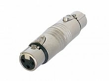 Картинка  Переходник XLR 3 пина мама --> XLR 3  пина мама    NA3FF
