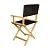 Режиссерский стул/кресло низкий деревянный фото 4