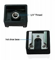 Адаптер Cold Shoe (Холодный башмак) 1/4" (мама) ShoeBase