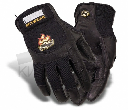 Перчатки Pro Leather с защитой, черные