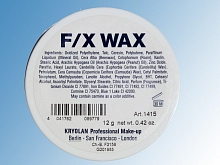 Картинка Пластик мягкий (на восковой  основе)/FX Wax 12 гр. 1415 Kryolan
