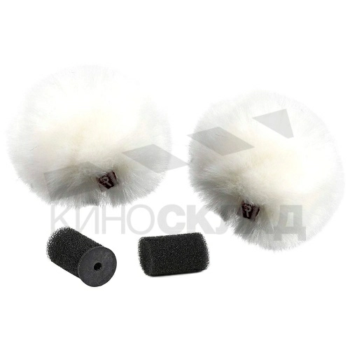 Ветрозащита для петличных микрофонов белая Rycote Lavaliere Windjammers White