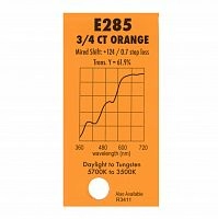 Картинка Светофильтр Lee # 285 3/4 Ct OrangeLEE 
