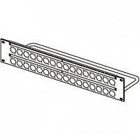 Картинка  Пустая панель Canare 2U-AS3D 2U, на 32 разъема с кабеледержателем    2U-AS3D
