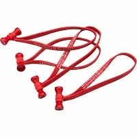 Картинка  Многоразовые кабельные стяжки резиновые BongoTies красные (10 шт)    A5-01-R
