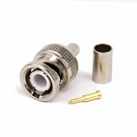 Картинка  Разъем BNC 50 Om для кабеля RG58    EB-BNC50
