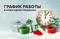 График работы в Новогодние праздники!