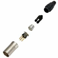 Картинка  Разъём Neutrik NC3MXX кабельный XLR , 3 пина, папа    NC3MXX                  
