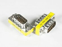 Картинка  Переходник AD-GM/GM VGA (HD15) вилка-вилка    AD-GM/GM                 
