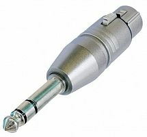 Картинка  Переходник XLR 3 пина мама --> Stereo Jack 6.3мм папа    NA3FP
