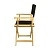 Режиссерский стул/кресло низкий деревянный фото 3