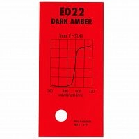 Картинка Светофильтр Lee # 022 Dark Amber (Roll 7.62m x 1.22m)LEE 
