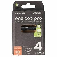  Аккумулятор Panasonic Eneloop Pro AAA 930 mAh  4 шт.в блистере