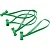 Многоразовые кабельные стяжки резиновые BongoTies зеленые (10 шт)