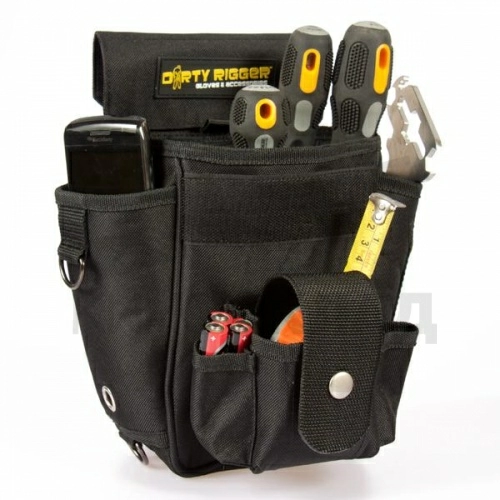 Сумка для инструментов Dirty Rigger Technicans Pouch Black фото 2