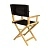 Режиссерский стул/кресло низкий деревянный фото 6