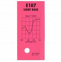 Картинка Светофильтр Lee # 107 Light Rose (Roll 7.62m x 1.22m)LEE 
