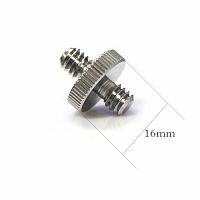 Адаптер резьбовой 1/4" (папа) на 1/4" (папа) DoubleHeadStud-1/4-1/4