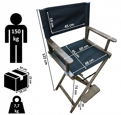 Габаритные размеры стула