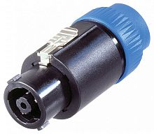 Картинка  Разъем Neutrik NL8FC SPEAKON 8-и контактный, синий хвостовик    NL8FC

