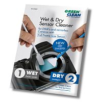 Картинка Одноразовые мини-швабры Green Clean чистки полноразмерного сенсора циф. фотокамеры (1 пара) SС-4060Green Clean 
