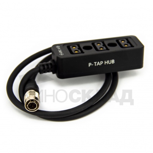Разветвитель питания Sound Devices 12V Hirose 4-pin - 3x D-tap (female), 0.5м., черный