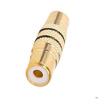 Картинка  Переходник AD-RF/RF RCA розетка-розетка (золот.)    AD-RF/RF                 
