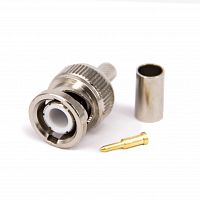 Картинка  Разъем BNC 50 Om для кабеля RG58    EB-BNC50
