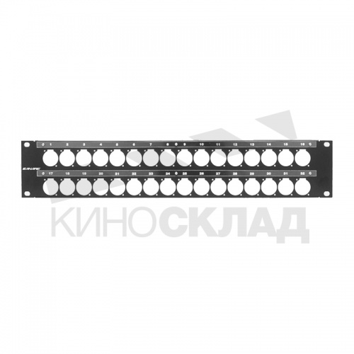 Пустая панель Canare 2U-AS1 2U, на 32 разъема