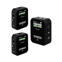 SYNCO G2(A2) беспроводная микрофонная система 2,4 ГГц (2 передатчика)