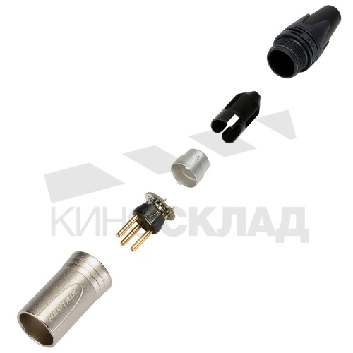Разъём Neutrik NC3MXX кабельный XLR , 3 пина, папа
