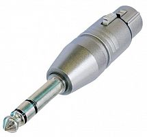 Картинка  Переходник XLR 3 пина мама --> Stereo Jack 6.3мм папа    NA3FP
