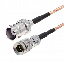 Картинка  Переходной кабель 30 см. mini BNC DIN 1.0/2.3 (Штекер) на BNC SDI (Гнездо)    EB-BNCM-F75
