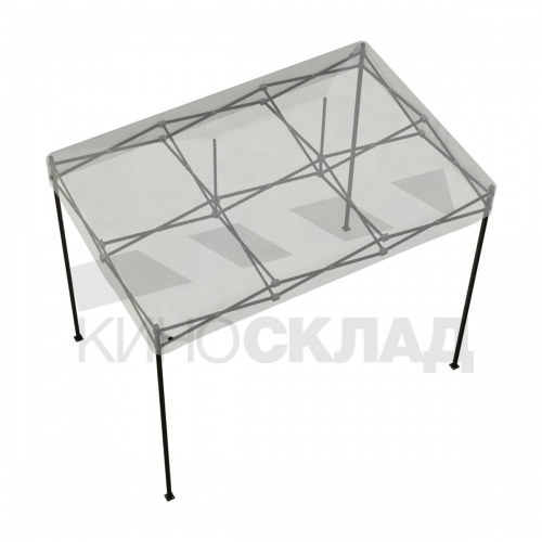Шатер быстросборный для кино 3x2х3м., черный фото 6