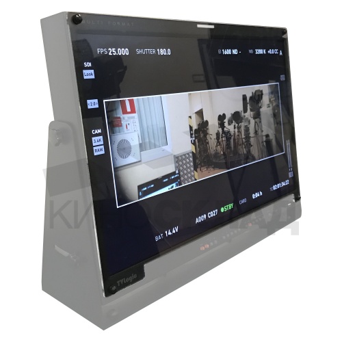 Защитное антибликовое стекло 2 мм. для TVLOGIC LVM-246A, LVM-241S, LVM-247W  фото 3