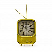 Часы телевизор, желтый 330