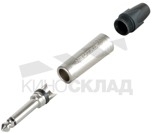 Разъём джек Neutrik NP2X 6,3 мм моно кабельный (папа)